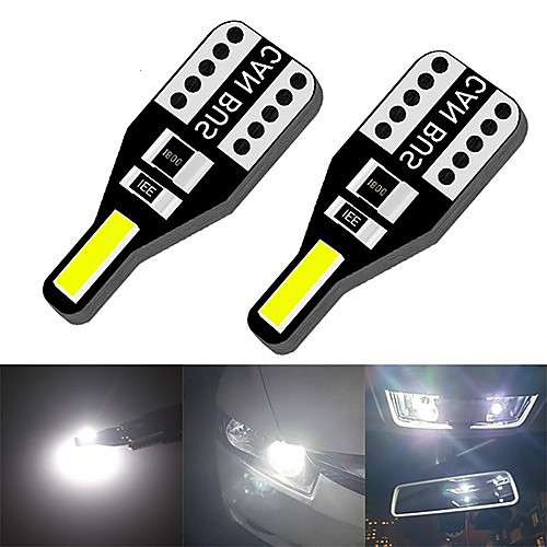 

10PCS T10 Led W5W Universal Car interior lights Canbus 7020 Reading lights License plate lights Parking lights car accessory 12v