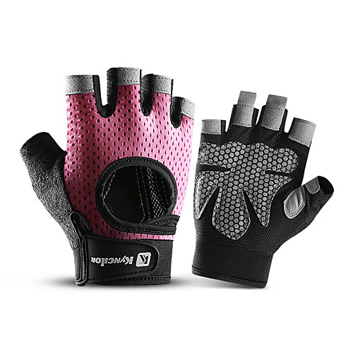 

Bike Gloves / Cycling Gloves Anti-Slip Lightweight Professional Fingerless Gloves Sports Gloves Black Pink Grey for Adults' Road Cycling Cycling / Bike Motorcycle