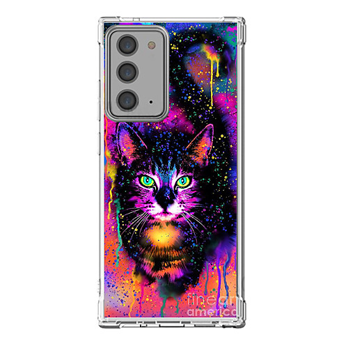 

Cat Animal Phone Case For Samsung S21 S21 Plus S21 Ultra Unique Design Protective Case Shockproof Back Cover TPU