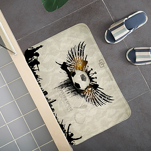 

Creative 3D Printing Footbal Field Hallway Carpet and Rugs for Bedroom Living Room Carpet Kitchen Bathroom Anti-Slip Floor Mats