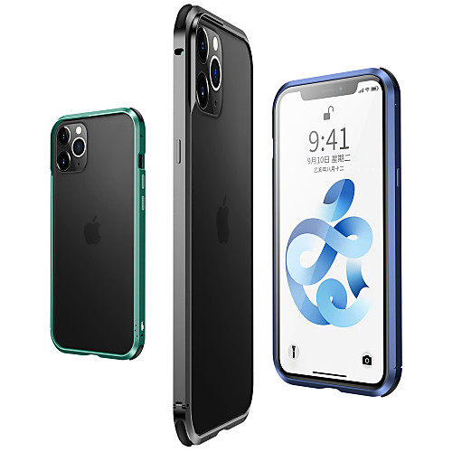 

Case For iPhone 12 iPhone 12 Pro Max iPhone 12 Pro iPhone 12 mini Shockproof Back Cover Transparent Solid Colored Silica Gel Tempered Glass