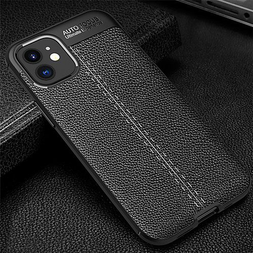 

Phone Case For Apple Back Cover iPhone 12 Pro Max 11 SE 2020 X XR XS Max Embossed Solid Color TPU