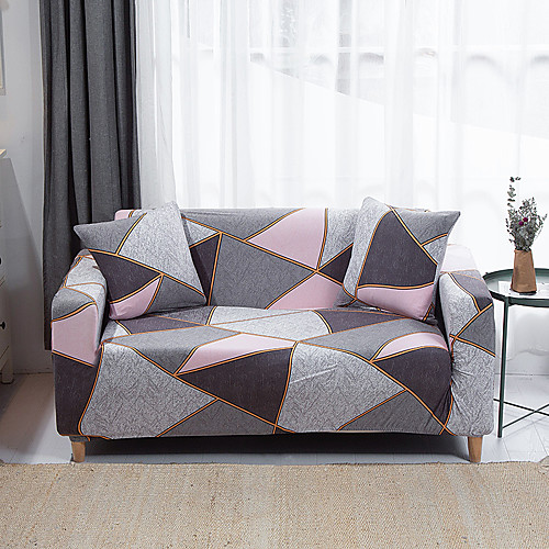 

Sofa Cover Couch Cover Furniture Protector Geometric Print Soft Stretch Sofa Slipcover Super Strechable Cover Fit for Armchair/Loveseat/Three Seater/Four Seater/L shaped sofa