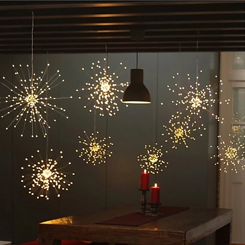 

Christmas Decorating Firework Lights LED Fairy Lights String Chain Exploding Fireworks Outdoor Christmas Party Holiday Lights 85-265V