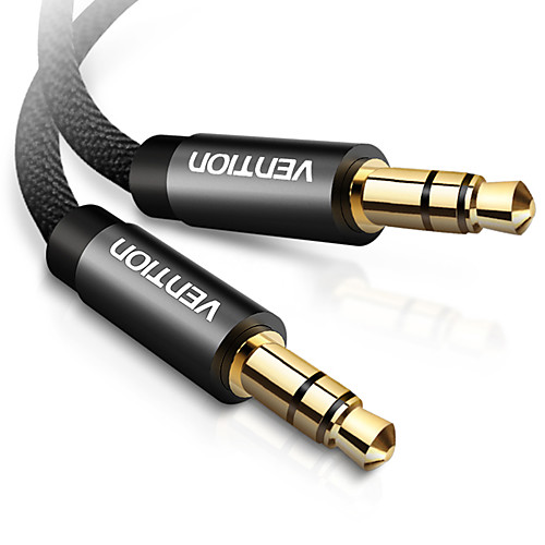 

Vention Aux audio cable Jack 3.5mm Male to Male Aux Cable for Car Speaker Headphone Stereo Speaker MP3/4 PC Speaker Cable 1.5m