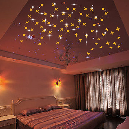 

Stars Wall Stickers Bedroom, Removable Acrylic Home Decoration Wall Decal