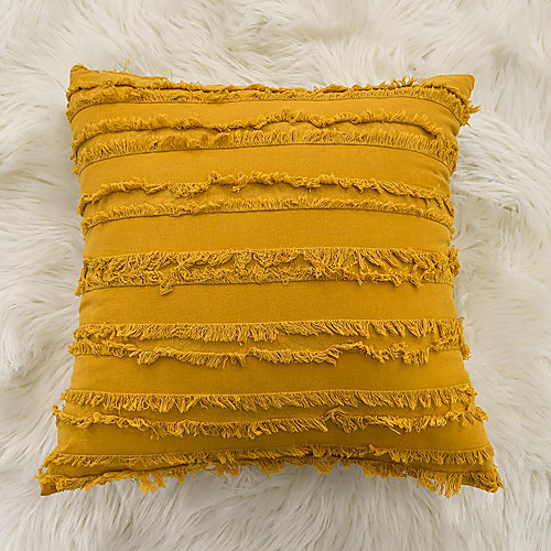

Cushion Cover Cotton and Faux Linen Cut flower Art Tassel Style Pillow Case Sofa Pillow Case Cover Living room Bedroom Sofa Pillow Case cover
