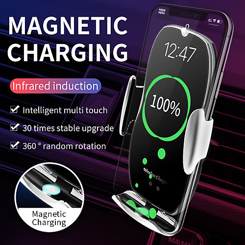 

H9 Car Wireless Charger Fast Charging Car Holder For Smartphone