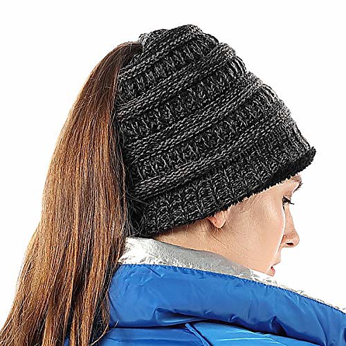 

Beanie Hat Winter Outdoor Gray Almond Pink for Fishing Climbing Running