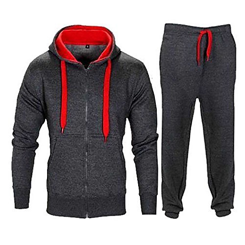 

kids contrast cord fleece full zip up kids tracksuit hoodie gym suit jogging joggers