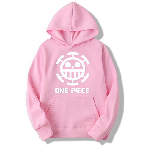 

Inspired by One Piece Cosplay Hoodie Anime Polyester / Cotton Blend Graphic Prints Printing Harajuku Graphic Hoodie For Women's / Men's