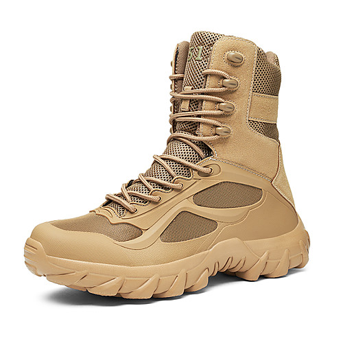 

Men's Hiking Shoes Hiking Boots Anti-Slip Shock Absorption Wearable Breathable Hiking Outdoor Exercise Running Spring, Fall, Winter, Summer Fall & Winter Black Brown