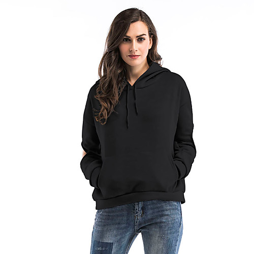 

Women's Blouse Shirt Solid Colored Long Sleeve Pocket Patchwork Cowl Neck Basic Tops Black Khaki Gray