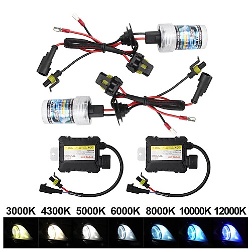 

OTOLAMPARA 1 Kit DC 12V 55W 4800LM HID Xenon Kit H7 H1 H3 4300K 6000K 8000K 10000K 600% OEM Car Lightness IP68 Waterproof Car HID Conversion Kit H8 H9 H11 9005 9006