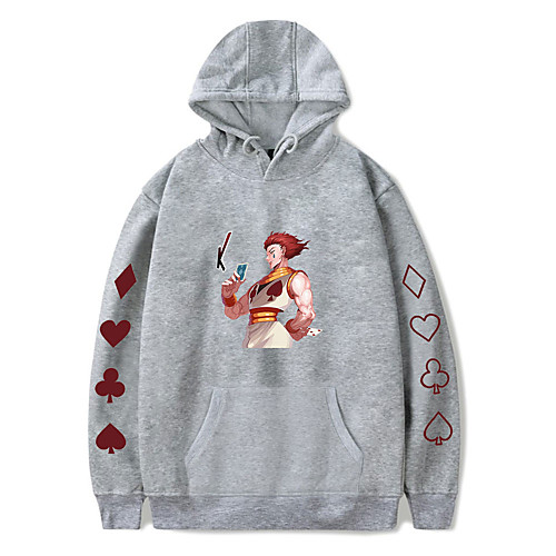 

Inspired by Hunter X Hunter Hisoka Hoodie Polyester / Cotton Blend Graphic Prints Printing Hoodie For Women's / Men's