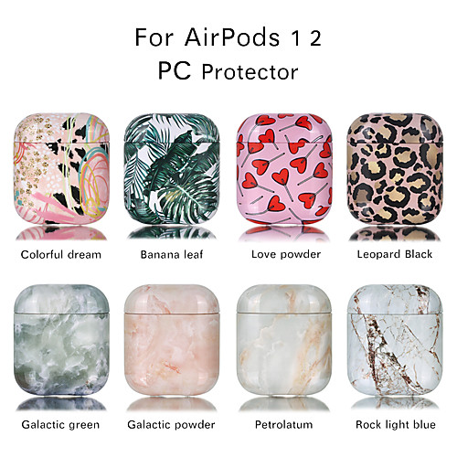 

Case For AirPods Shockproof / Cool / Color Gradient Headphone Case Hard
