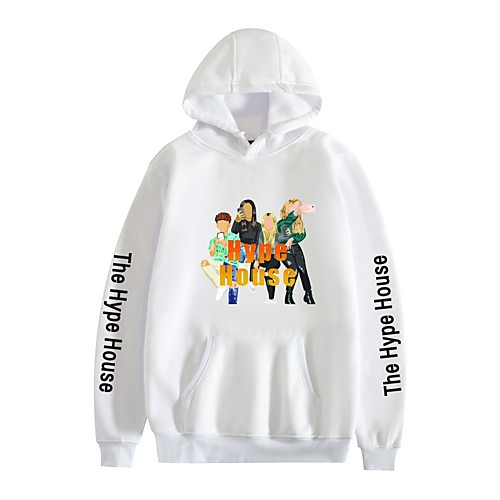 

Inspired by Cosplay Hype House Hype House Hoodie Polyster Top For Unisex