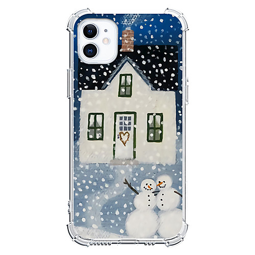 

Christmas Phone Case For Apple iPhone 12 iPhone 11 iPhone 12 Pro Max Unique Design Protective Case Shockproof Back Cover TPU
