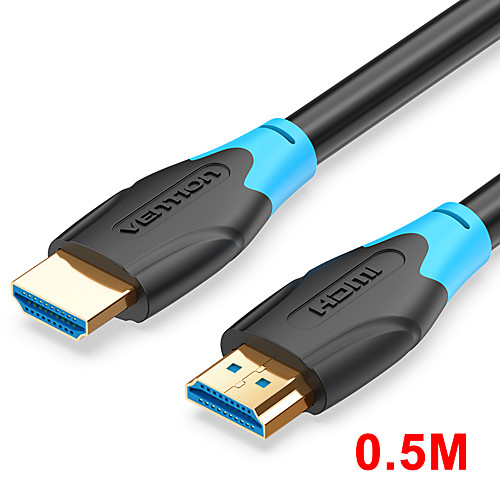 

VEnTIOn HDMI-compatibleCable HDMI-compatible to HDMI-compatible Cable 5m HDMI-compatible 2.0 Cable Adapter 4K 3D 1080P for Apple TV Nintendo Switch LCD PS3 PS4 projector PC 0.5m