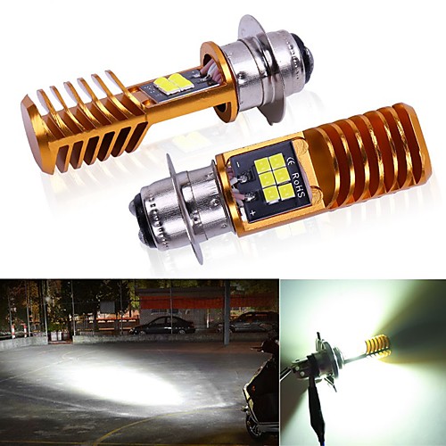 

1PC P15D H6M BA20D H4 6000K Motorcycle Headlight Super Bright 3030LED Motorcycle Scooter Light lamp Moto Accessories Moto DRL