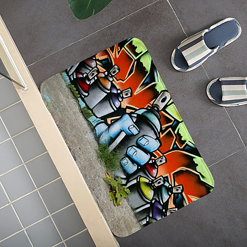 

Graffiti wall Pattern Carpet Door Mat Bedroom Living Room Carpet Study Room Carpet Kitchen Bathroom Anti-slip Mat