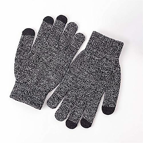 

running gloves winter gloves walking glove cold weather windproof gloves for climbing, cycling, skiing, non-slip silicone gel glove(men & women) (black, s)