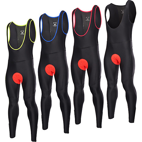 

Men's Sleeveless Cycling Bib Tights Nylon Elastane Black Red Blue Bike Anatomic Design Sports Road Bike Cycling Clothing Apparel / High Elasticity