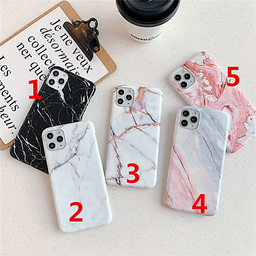 

Phone Case For Apple Back Cover iPhone 12 Pro Max 11 SE 2020 X XR XS Max 8 7 IMD Marble TPU