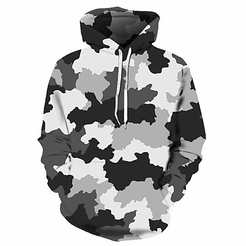 

Inspired by Cosplay Camouflage Cosplay Costume Hoodie Plush Fabric Camouflage Printing Harajuku Graphic Hoodie For Women's / Men's