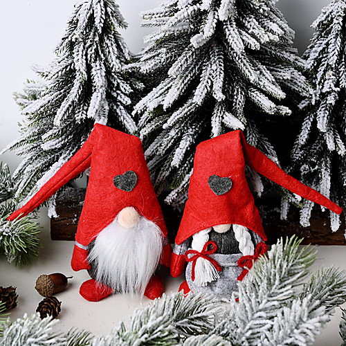 

Christmas Ornaments For The Elderly In The Forest Love Standing Doll Small Doll Faceless Doll Ornaments