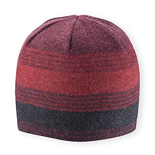 

Beanie Hat Winter Outdoor Navy Light Gray Dark Gray for Fishing Climbing Running