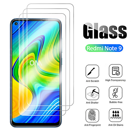 

3Pcs For Xiaomi Redmi Note 9 Pro Max Tempered Glass Screen Protector Protective Film For Xiaomi Redmi Note 9 Pro/Note 9s/9/ 8 Pro /7s/7 Glass 9H