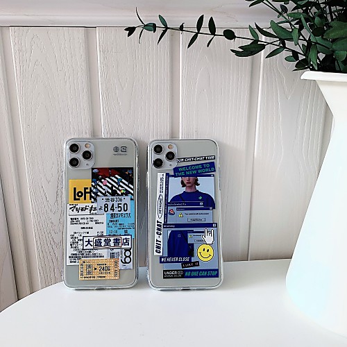 

Phone Case For Apple Back Cover iPhone XR iPhone XS Max iPhone 6s Plus iPhone 6s iPhone 6 Plus iPhone 6 iphone 7/8 iphone 7Plus / 8Plus iphone X / XS iPhone SE 2020 Shockproof Word / Phrase TPU