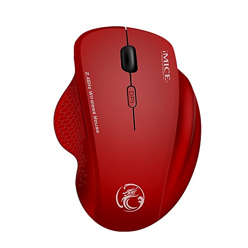 

G6 Wireless 2.4G Optical Office Mouse / Ergonomic Mouse 800/1200/1600 dpi 3 Adjustable DPI Levels 6 pcs Keys