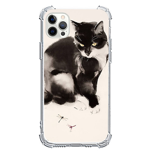 

Cartoon Cat Phone Case For Apple iPhone 12 iPhone 11 iPhone 12 Pro Max Unique Design Protective Case Shockproof Back Cover TPU