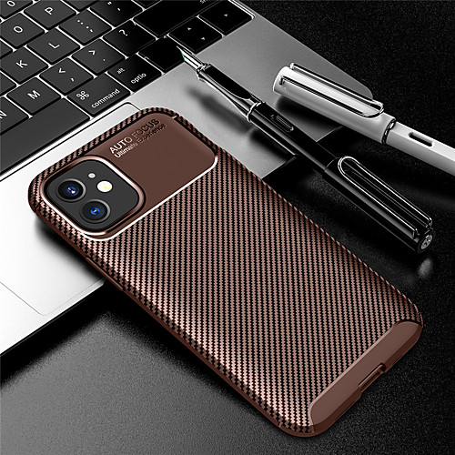 

Phone Case For Apple Back Cover iPhone 12 Pro Max 11 SE 2020 X XR XS Max Embossed Solid Color TPU