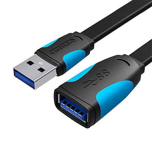 

Vention USB Extension Cable 3.0 Male to Female USB Cable Extender Data Cord for Laptop PC Smart TV PS4 Xbox One SSD USB to USB 1m