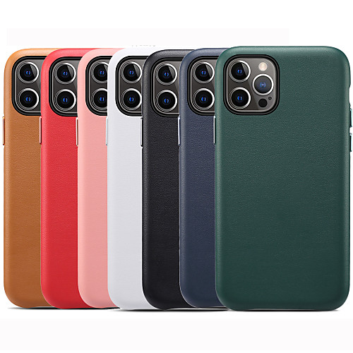 

Case For iPhone 12 / iPhone 12 Mini / iPhone 12 Pro / iPhone 12 Pro Max Shockproof Dustproof Back Cover Solid Colored PU Leather TPU Case For iPhone 11 Pro Max / XS Max / XR / XS