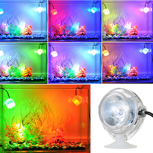 

Aquarium Light Aquarium Decoration LED Spotlight LED Aquarium Lights 1pc Fish Tank Light Red Blue Yellow 360 Rotating Plastic & Metal USB 1 W 5 V