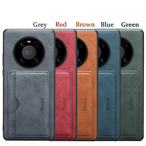 

Phone Case For Huawei Back Cover Leather HUAWEI P40 HUAWEI P40 Pro HUAWEI P40 Pro Mate 40 Mate 40 Pro Mate 40 Pro Huawei P20 Huawei P20 Pro Huawei P20 lite Huawei P30 Shockproof Solid Color PU
