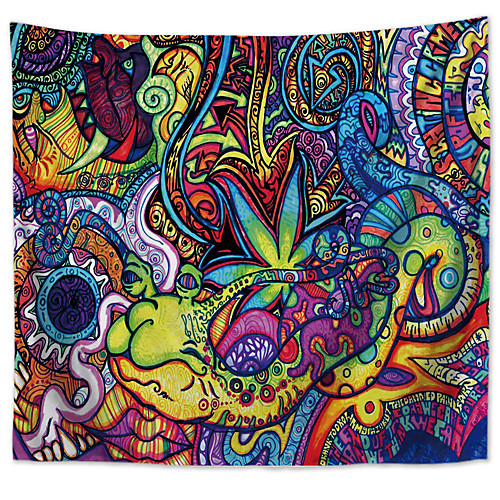 

Mandala Bohemian Wall Tapestry Art Decor Blanket Curtain Picnic Tablecloth Hanging Home Bedroom Living Room Dorm Decoration Boho Hippie Polyester Colorful Magic Pattern