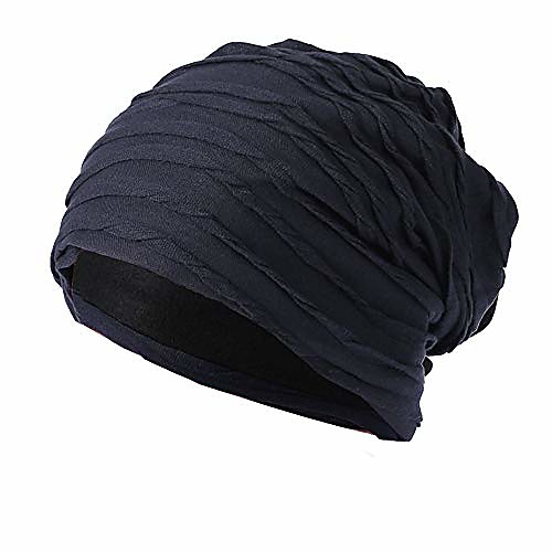 

womens hat, ladies teen girl baggy warm crochet winter wool knit ski beanie skull slouchy caps hat(e-navy)