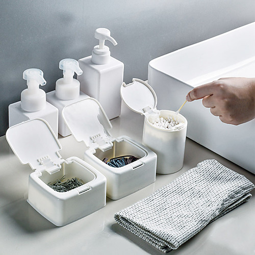 

Cosmetics Storage / Cosmetic Bag Waterproof / Simple / Portable Modern Contemporary Plastic 2pcs Bath Organization