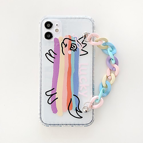 

Phone Case For Apple Back Cover iPhone 12 Pro Max 11 SE 2020 X XR XS Max 8 7 6 Shockproof Cartoon Animal TPU