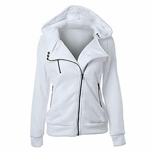 

Women's Jacket Daily Spring & Fall Regular Coat V Neck Slim Fit Sporty Coats Jacket Long Sleeve Solid Color Classic Dark Grey Navy