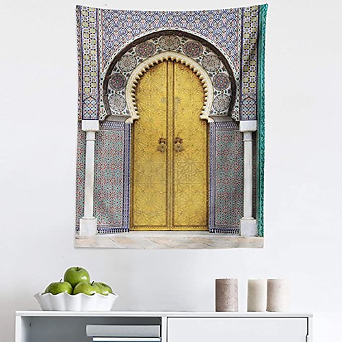 

Wall Tapestry Art Decor Blanket Curtain Picnic Tablecloth Hanging Home Bedroom Living Room Dormitory Decoration Polyester Fiber Door