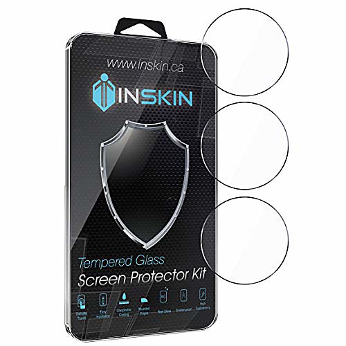 

3-pack inskin case-friendly tempered glass Smartwatch Screen Protector, fits samsung galaxy watch 46mm