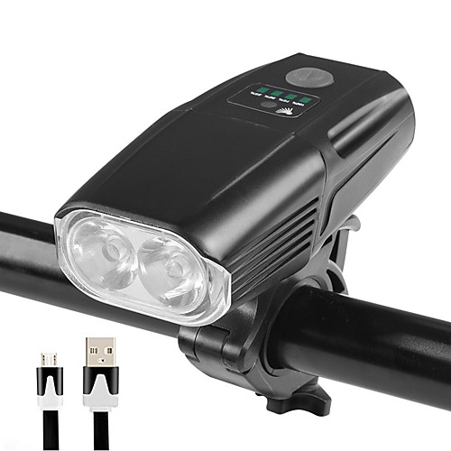 

bike light set, rechargeable bike headlight with smart sensor, ultra-bright and ipx65 waterproof for bicycle cycling