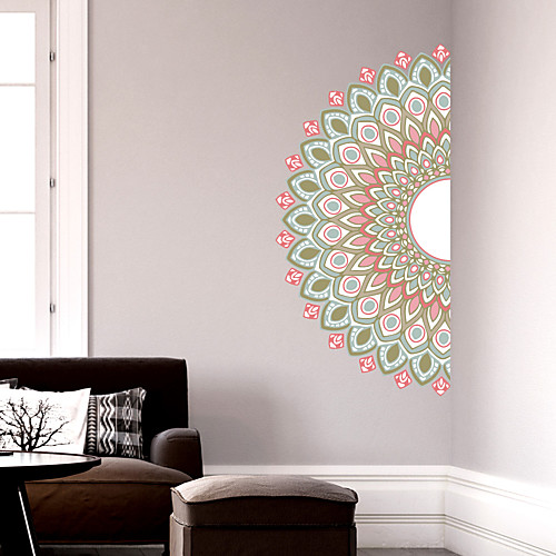 

Creative Personality Colorful Mandala Culture Yoga Home Background Decoration Can Be Removed Stickers 57114CM