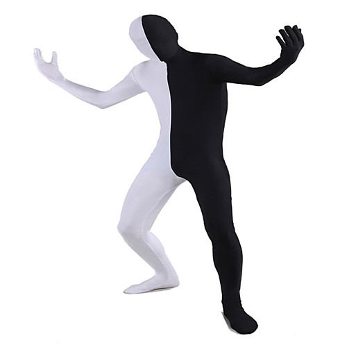 

Zentai Suits Skin Suit Ninja Adults' Lycra Cosplay Costumes Cosplay Halloween Women's Men's Color Block Halloween Carnival Masquerade / Leotard / Onesie